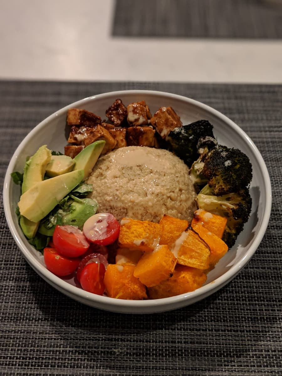 Buddha Bowl with Crispy Tofu