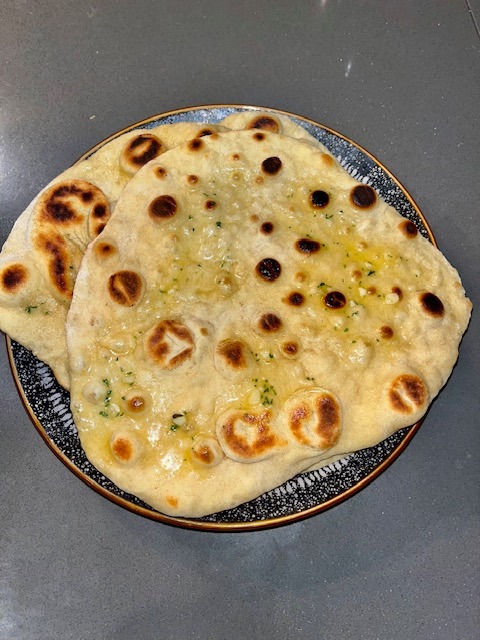 Flatbread (with garlic butter)